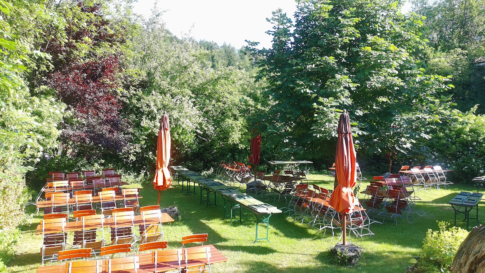 Die Gartenanlage des Hasenöhrl-Hofs